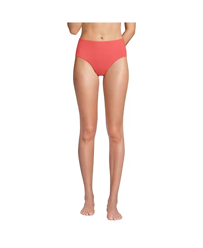 Lands' End Women's Mid Rise Bikini Bottoms