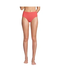 Lands' End Women's Mid Rise Bikini Bottoms