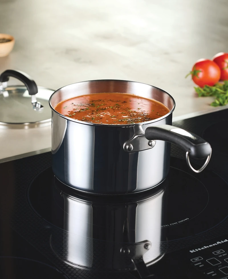Farberware Brilliance Stainless Steel 3-Qt. Saucepan with Lid