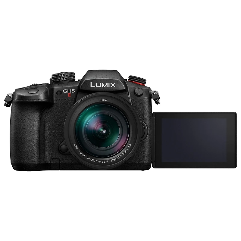 Panasonic Panasonic Lumix GH5M2, 20.3MP Mirrorless Micro Four Thirds Camera with Live Streaming, 4K 4:2:2 10-Bit Video, 5-Axis Image Stabilizer, 12-60