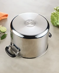Farberware Brilliance Stainless Steel 8-Qt. Stockpot with Lid