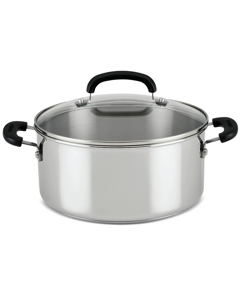 Farberware Brilliance Stainless Steel 5-Qt. Dutch Oven with Lid
