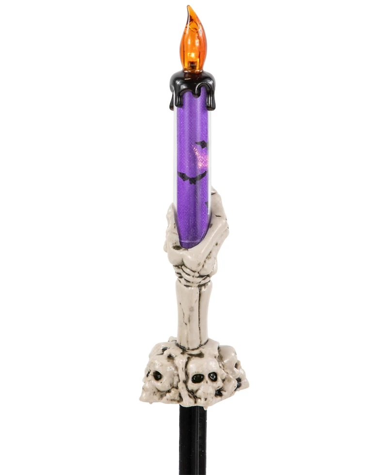 Northlight Led Lighted Skeleton Candle Halloween Decorations - 8.5" - Set of 6