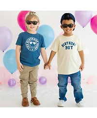 Sweet Wink Toddler Boys Birthday Varsity Short Sleeve T-Shirt