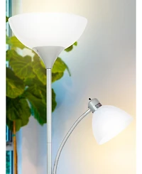 Sky Dome Plus 72" Led Torchiere Floor Lamp with 1 Reading Arm