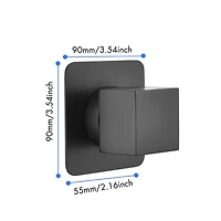Master Shower Volume Control Valve - Brass Handle