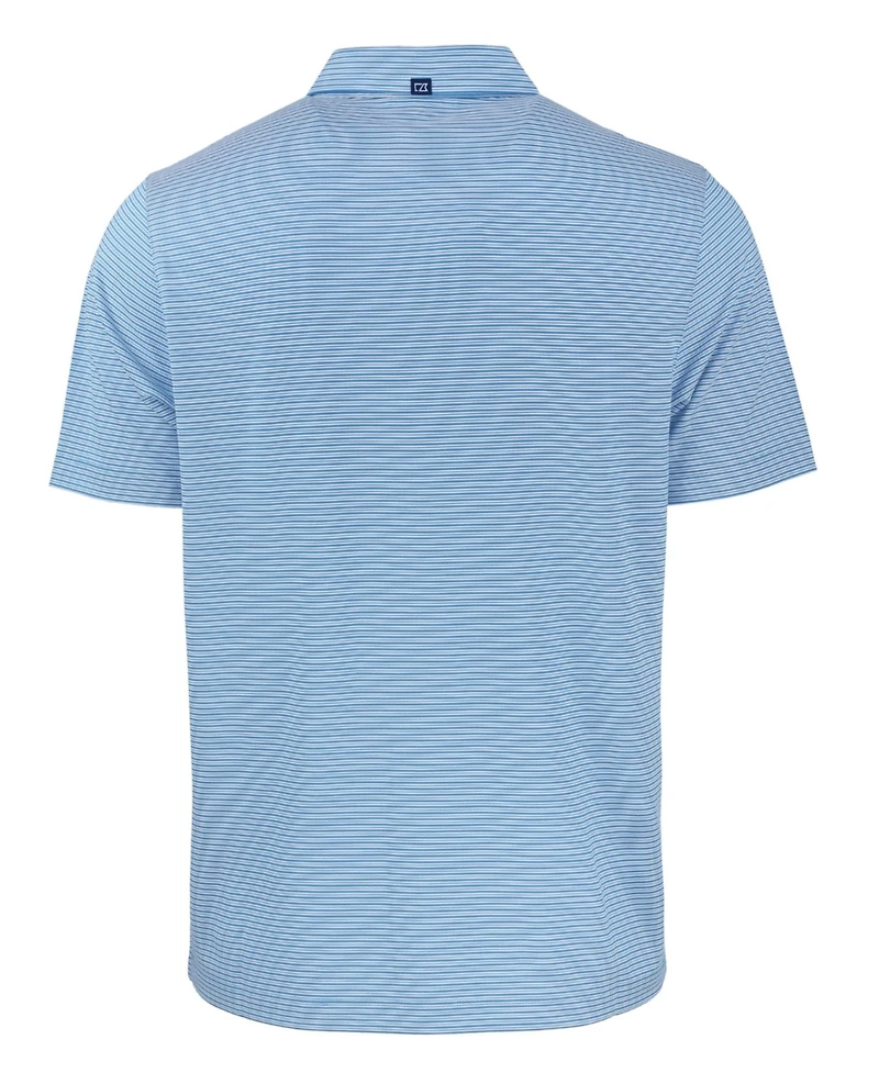 Cutter & Buck Men's Forge Eco Double Stripe Stretch Recycled Polo Shirt