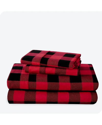 Bare Home Ultra-Soft Double Brushed Seasonal Print Sheet Set