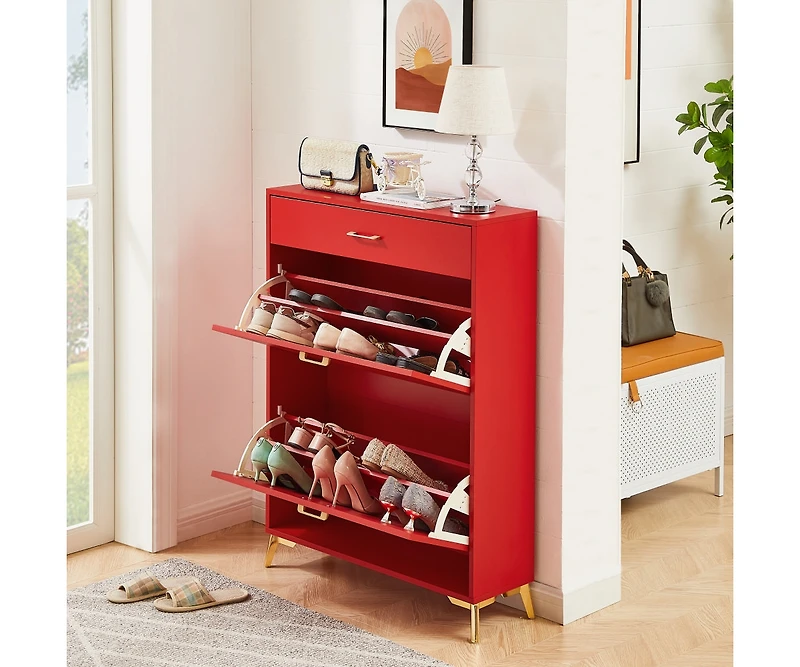 Streamdale Furniture Shoe Cabinet for Home or Office Use
