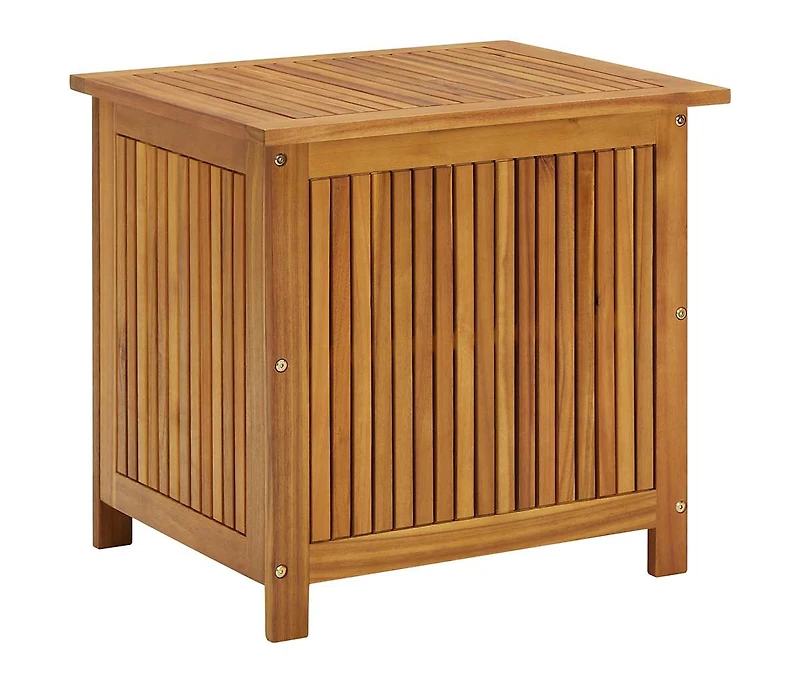 Patio Storage Box 23.6"x19.7"x22.8" Solid Wood Acacia