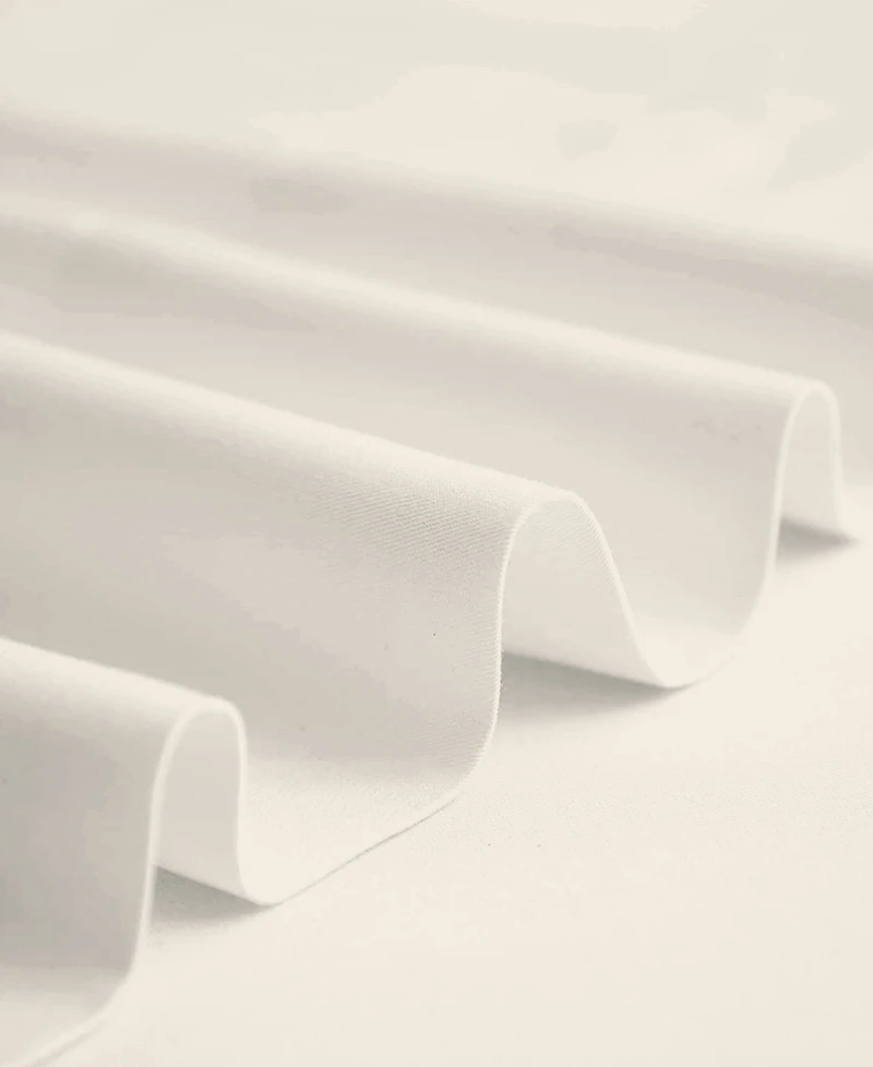 Purity Home Ultra-Light Cool Crisp 100% Cotton Percale Pillowcase Pair