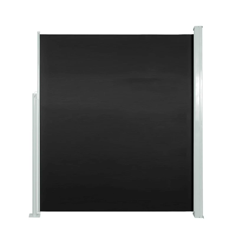 Retractable Side Awning 63"x196.9" Black