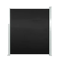 Retractable Side Awning 63"x196.9" Black