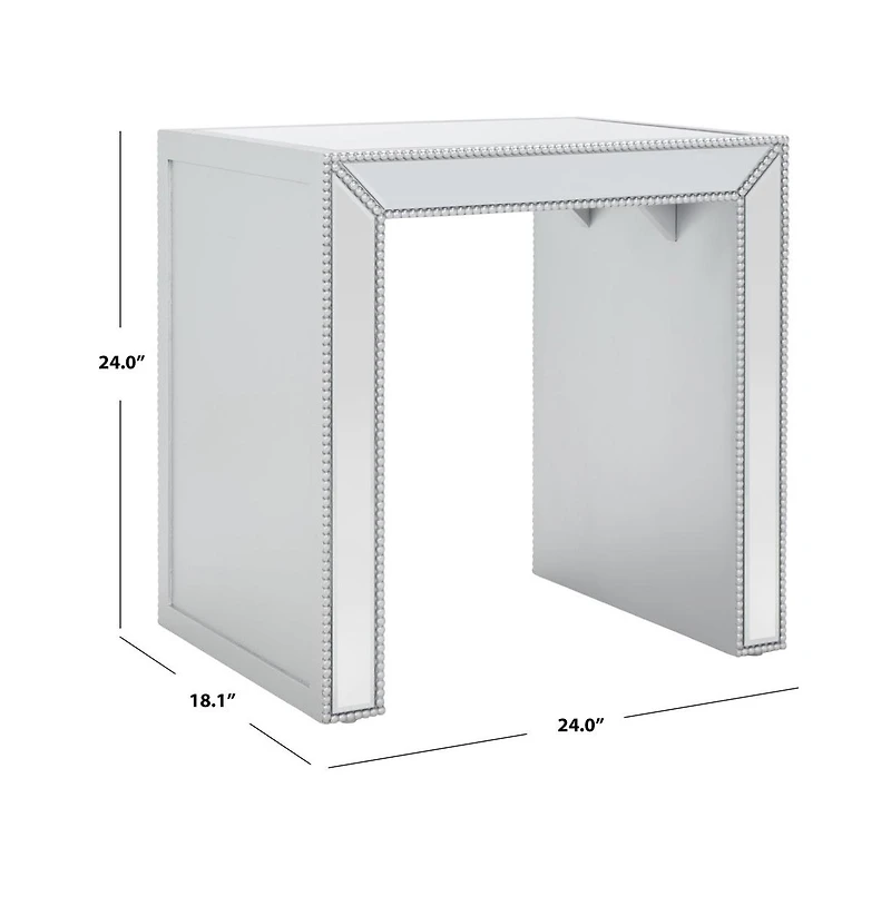 Laken Mirrored Accent Table