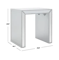 Laken Mirrored Accent Table