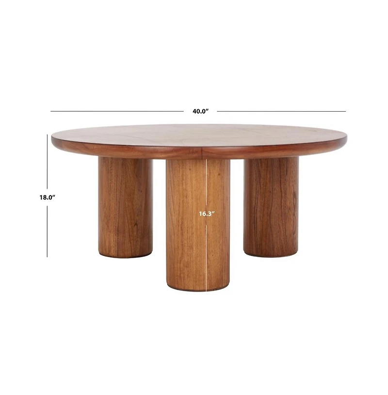 Mork 3 Leg Round Coffee Table