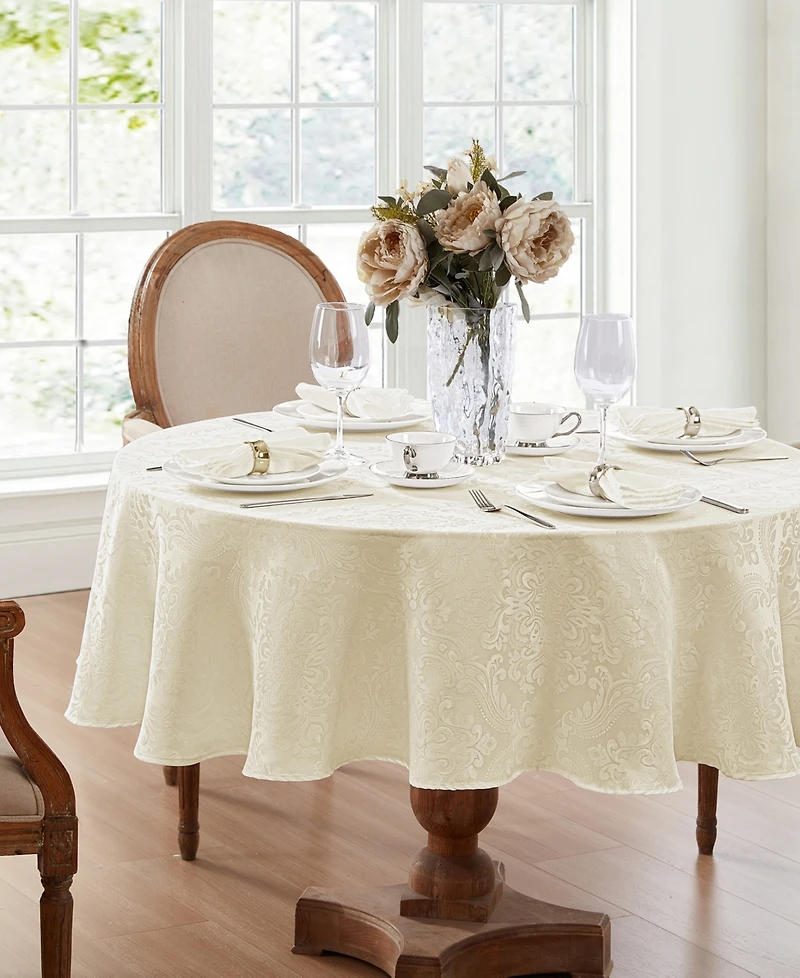 Elrene Caiden Elegance Damask Tablecloth