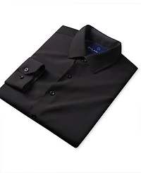 Dylan Park Men's Geometric Performance Stretch Button Down Dress Shirt