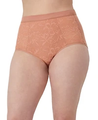Bali Women's Breathe Lace High-Rise Brief Underwear Dfclbf