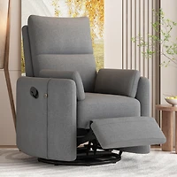Streamdale 360 Swivel Recliner with Removable Pillows for Living Room