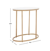 Safavieh Tage Marble Side Table