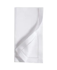 Saro Lifestyle Festive Holiday Ornament Embroidered Napkin Set of 6, 20"x20"