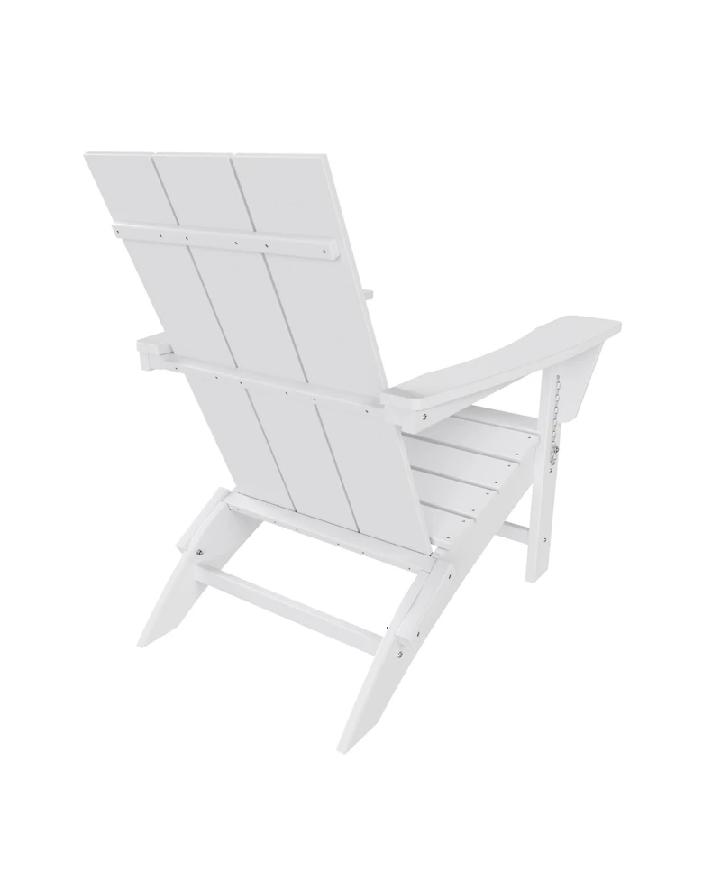 WestinTrends Modern Outdoor Folding Adirondack Chair (Set of 4)