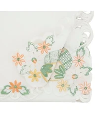 Saro Lifestyle Embroidered Easter Eggcellent Table Runner Collection