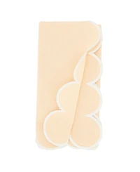 Saro Lifestyle Scalloped Hem Napkin Set of 4,20"x20"
