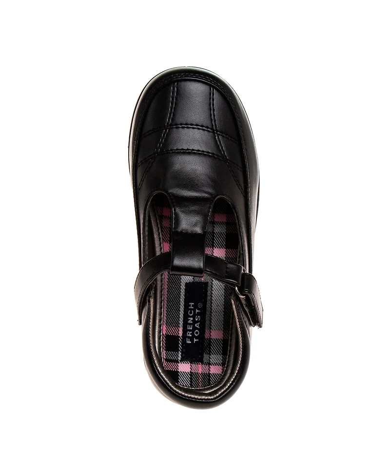 French Toast Little Girls Artificial Leather Construction School Shoes