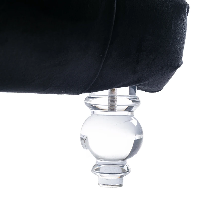 Streamdale Furniture Leisure Concubine Sofa With Acrylic Feet