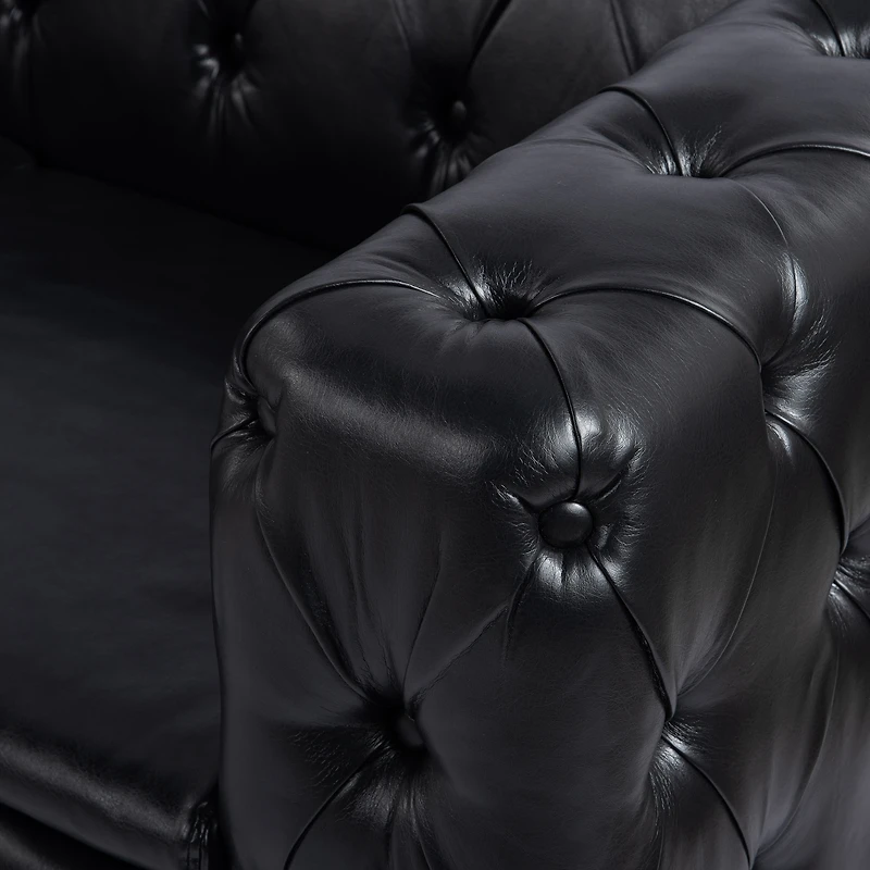 Streamdale Traditional 3-Seater Sofa with Removable Cushions (84")