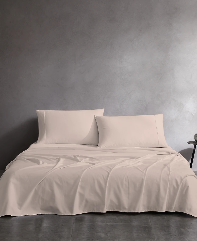 Purity Home 400 Thread Count Wrinkle Resistant Cotton Sateen 4-Pc. Sheet Set, King