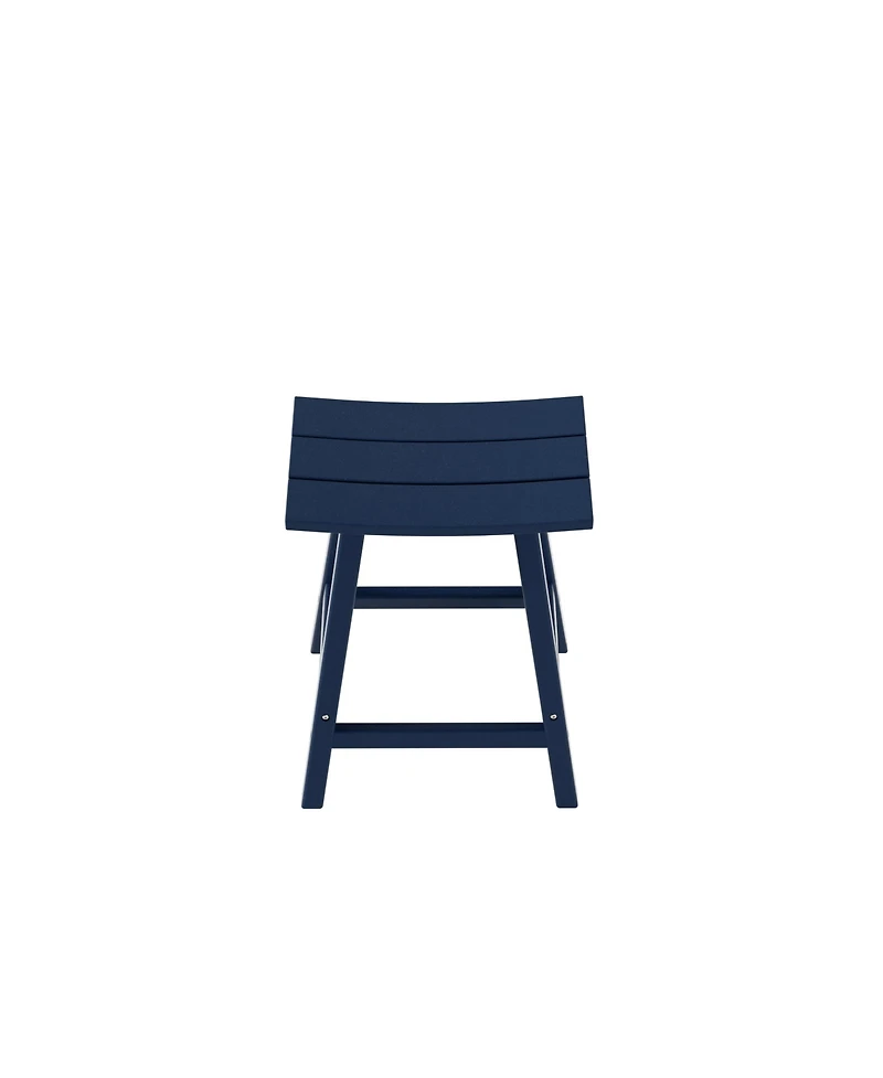 Outdoor Patio Adirondack Counter Height Stool Chair Set of 2