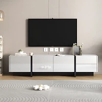 Modern Rectangle Tv Stand for TVs Up To 80"