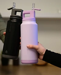 Grosche Alpine Flip 'N Sip Insulated, Leakproof Water Bottle with Straw