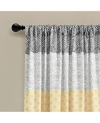 Lush Decor Bohemian Stripe Window Curtain Panels
