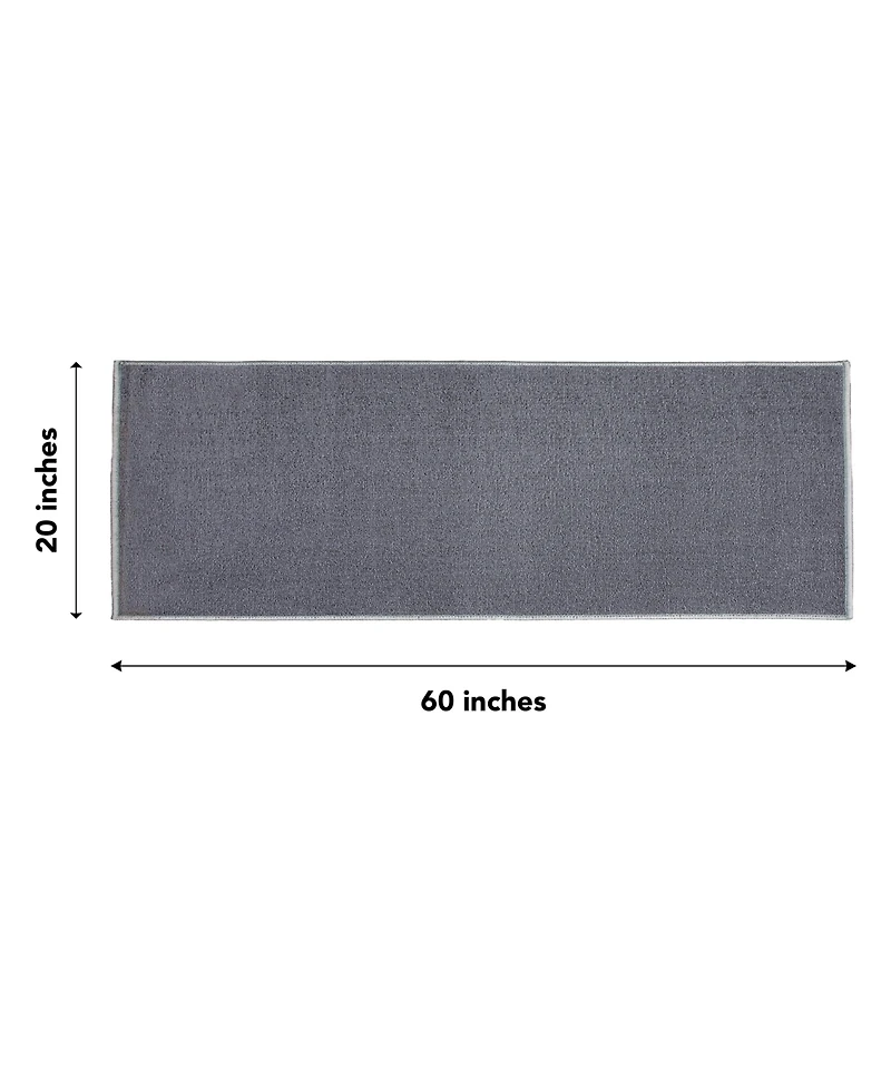 Sloppy Chef Kitchen Runner Rug (20x60 in.), Non-Skid Backing