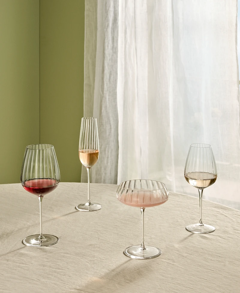 Nude Glass Round Up Sparkling Champagne Flutes, Set of 2