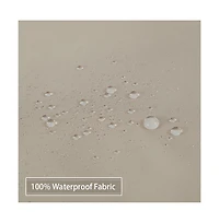 Caromio Waterproof Fabric Shower Curtain Liner with Magnets, 72" x 72"