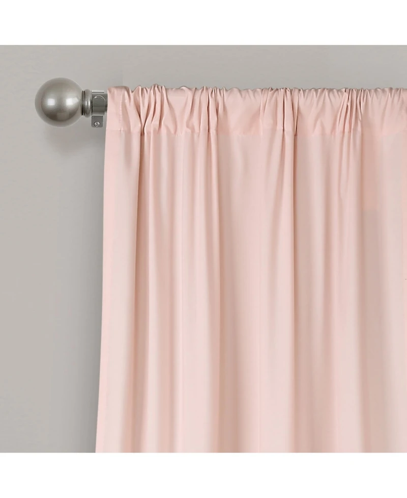 Lush Decor Allison Ruffle Window Curtain Panels