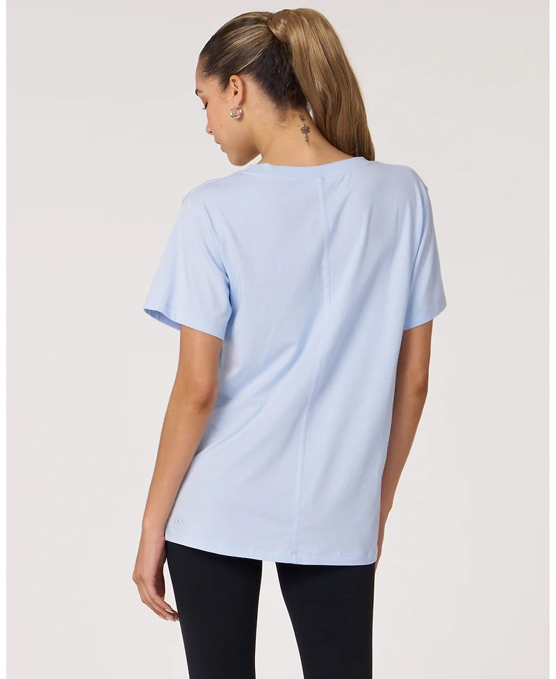 Rebody Active Women's Essentials Oversized Short Sleeve Top