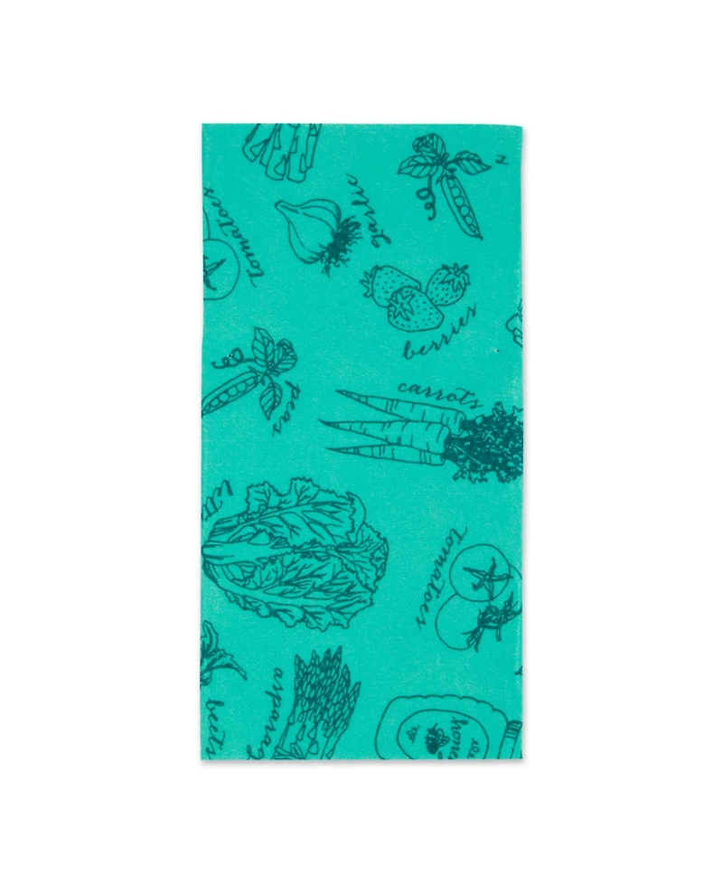 Design Imports Fridge Liner Collection Non-Adhesive, Cut to Fit, 12x24", Aqua Market, 6 Piece