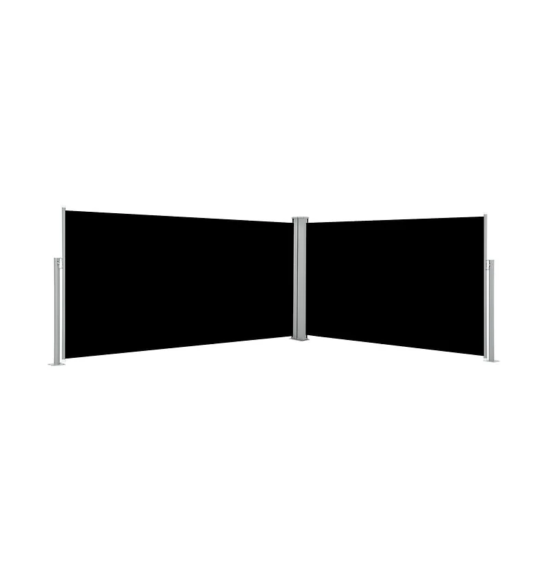 Retractable Side Awning Black 63"x236.2"