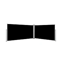 Retractable Side Awning Black 63"x236.2"
