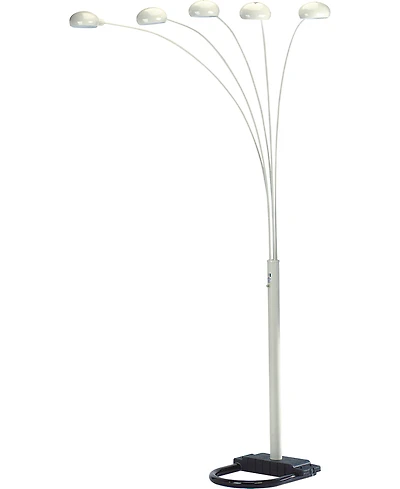 Streamdale 84"H White 5-Head Cap Style Floor Lamp (1 Piece)