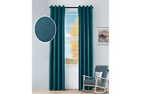 Superior Senna Textured Curtain Set of Panels with Grommet Header