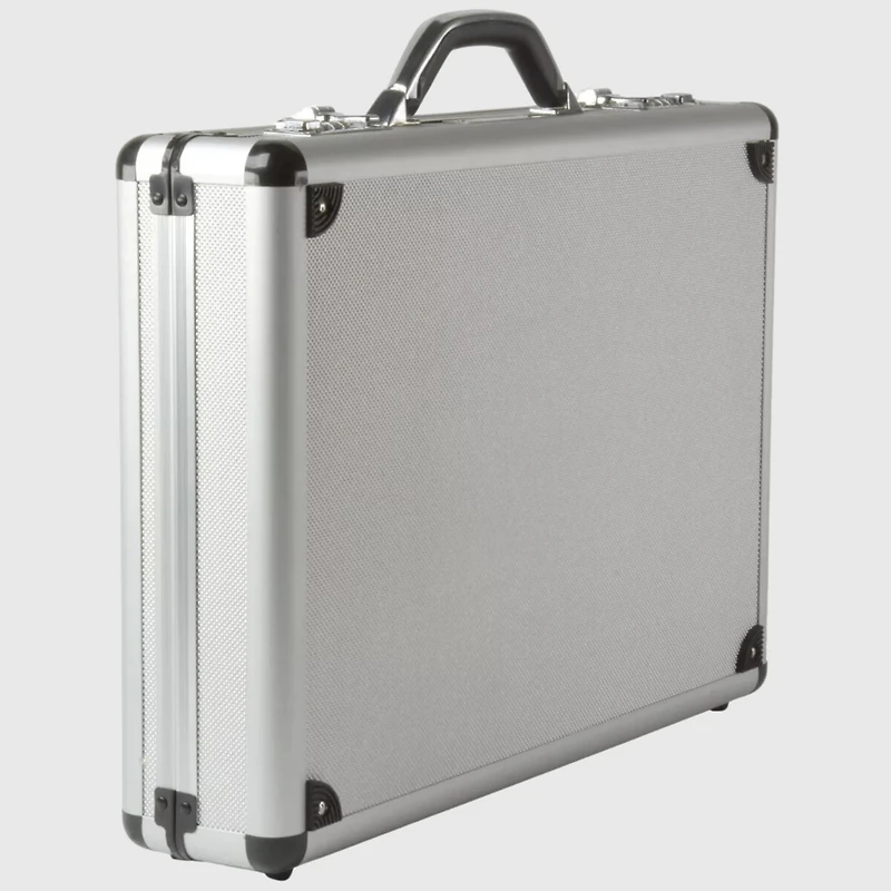 Alpine Swiss Executive Aluminum Briefcase Padded Laptop Briefcase For Men Hard Shell Attache Case Combo Lock Business Case