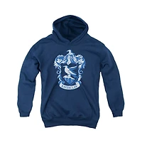 Harry Potter Youth Ravenclaw Crest Pull Over Hoodie / Hooded Sweatshirt