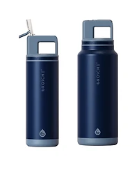 Grosche Alpine Flip 'N Sip Insulated Water Bottle with Straw 2pk 20 Oz + 40